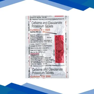 Cefolac CV 200mg Tablet 4’S