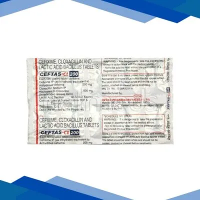 Ceftas CL 200mg Tablet 10’S