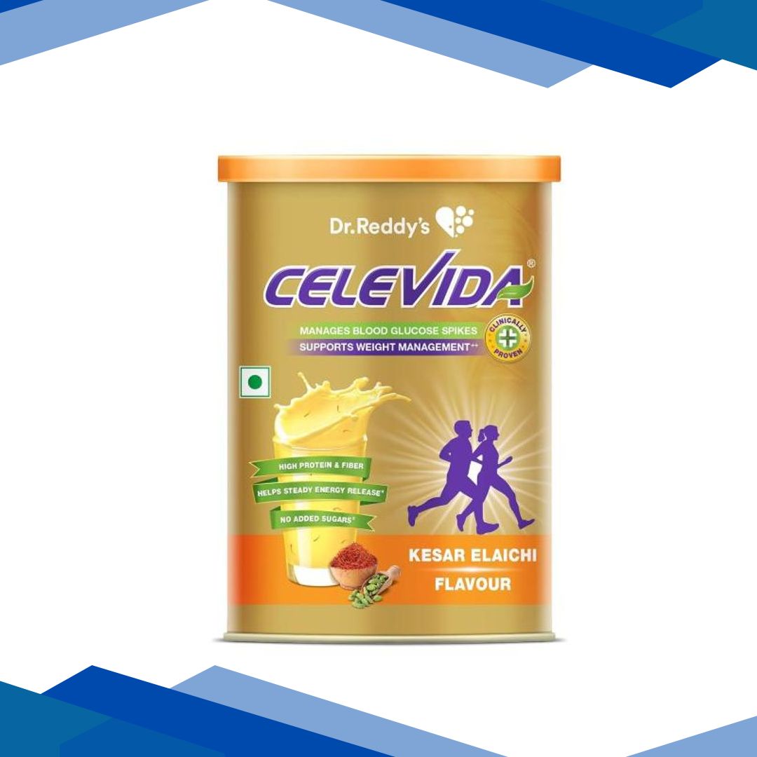 Celevida Diabetes Care Powder – Kesar Elaichi Flavour 400 g