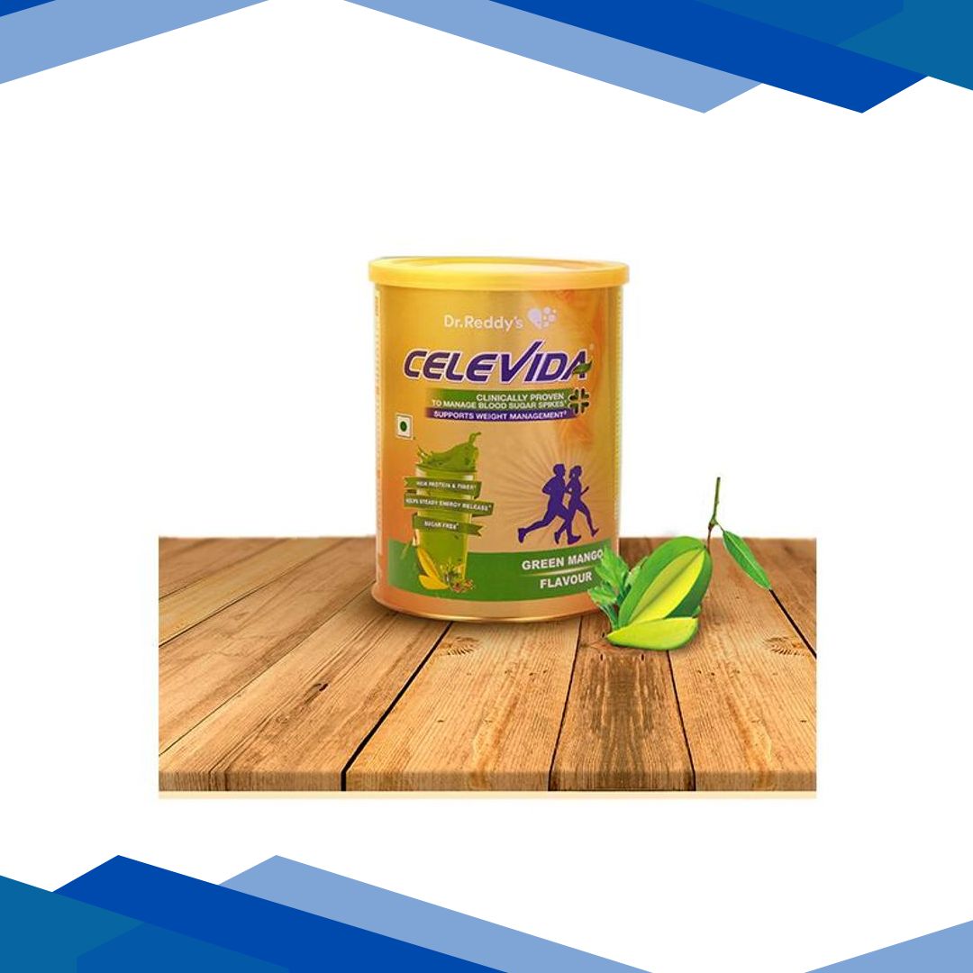 Celevida Nutritional Powder – Green Mango Flavour 400 gm