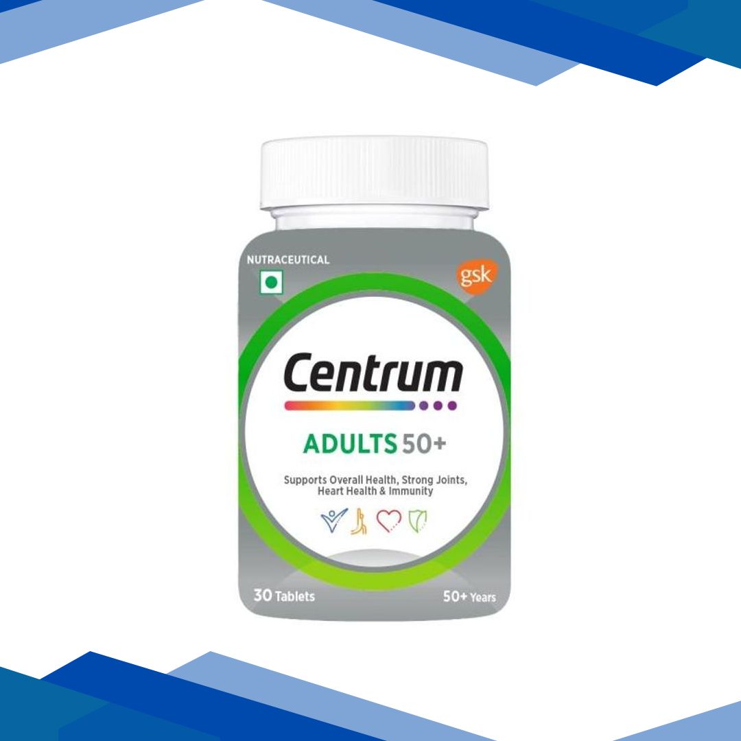 Centrum Adults 50+ Multivitamins Tablets 30’s