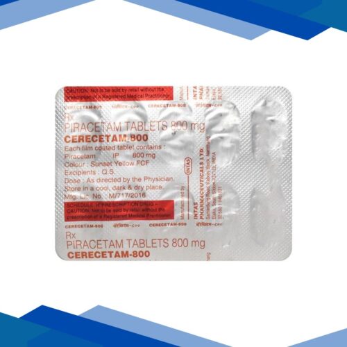Cerecetam 800mg Tablet 10’S