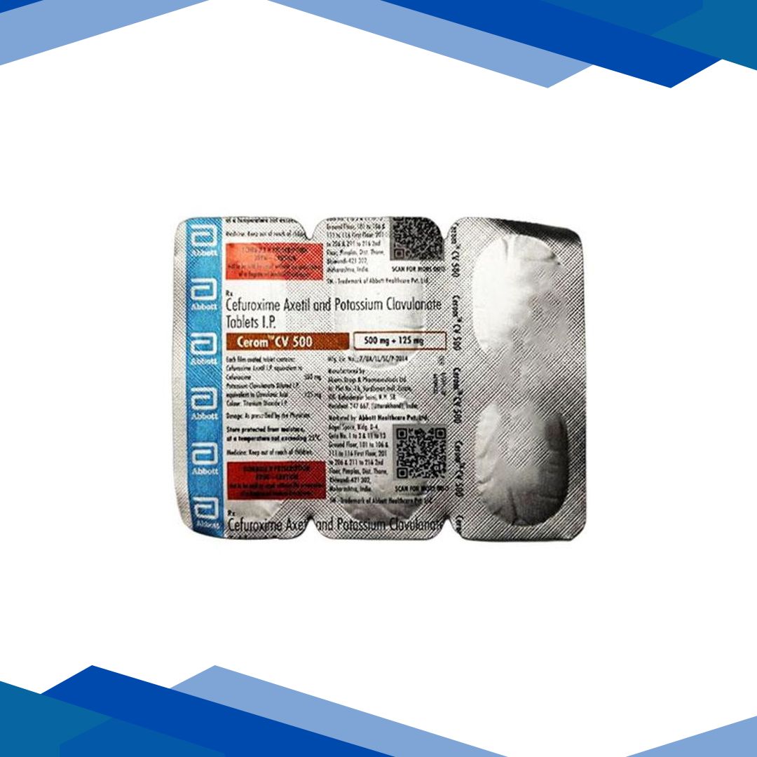Cerom CV 500mg Tablet 6’S