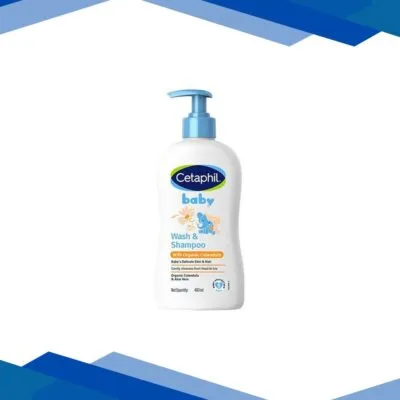 Cetaphil Baby Wash & Shampoo With Organic Calendula 400 ml