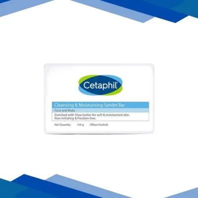 Cetaphil Cleansing Moisturizing Syndet Bar 100 g