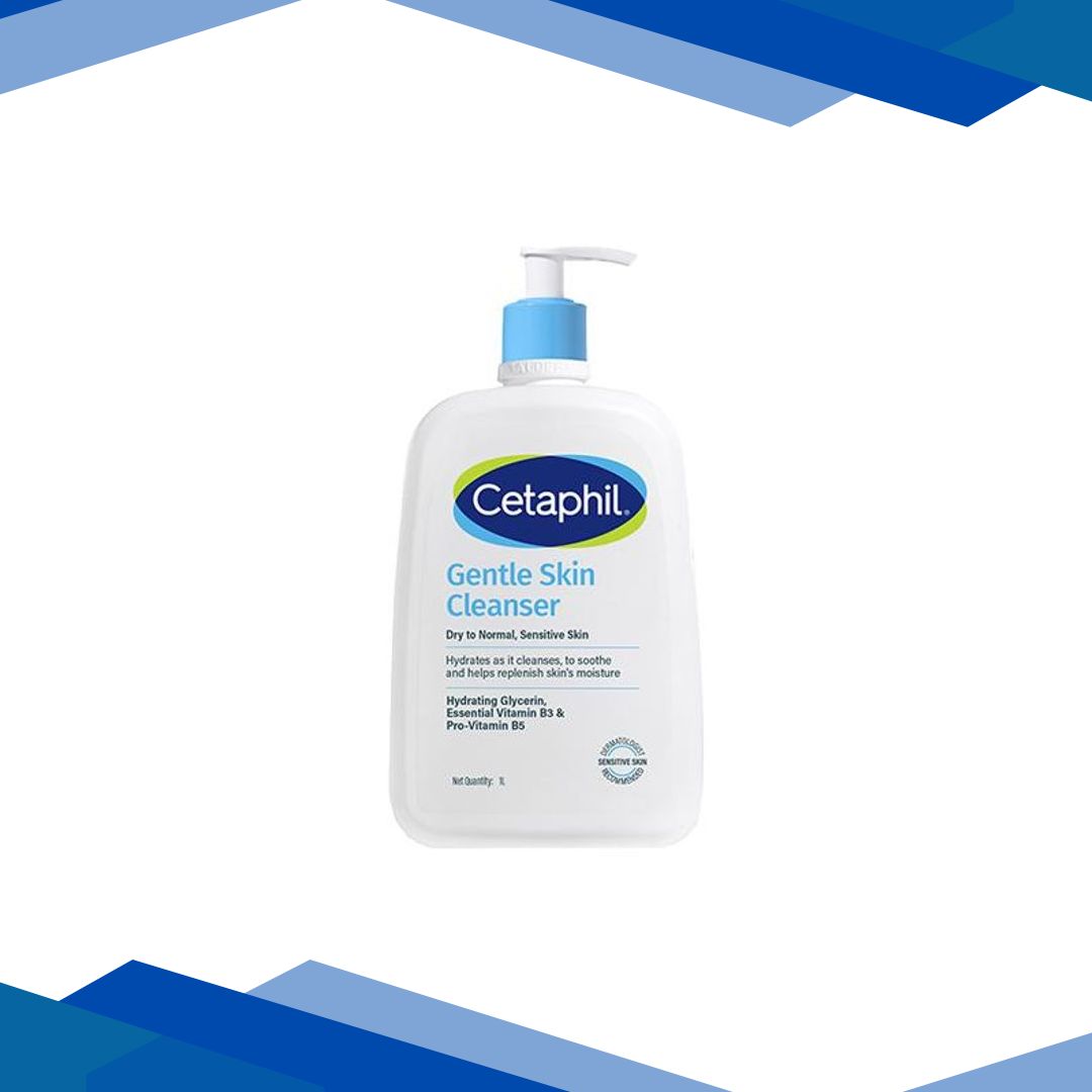 Cetaphil Gentle Skin Cleanser For Dry to Normal – Sensitive Skin 1000 ml