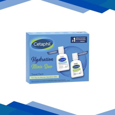 Cetaphil Mini Travel Pack for Sensitive Skin, Facewash & Moisturizer 50 ml