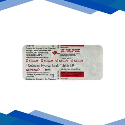 Cetrezol 5mg Tablet 10’S