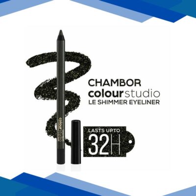 Chambor Colour Studio Le Shimmer Eyeliner 32 Hr Water Proof, Smudge Proof, Green Stiletto 1 ml