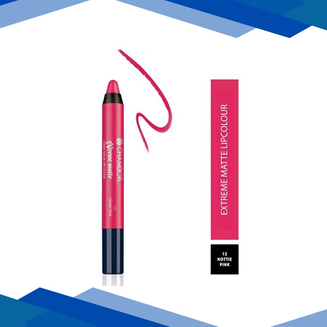 Chambor Extreme Matte Long Wear Lip Colour – Hottie Pink 13 2.8 gm