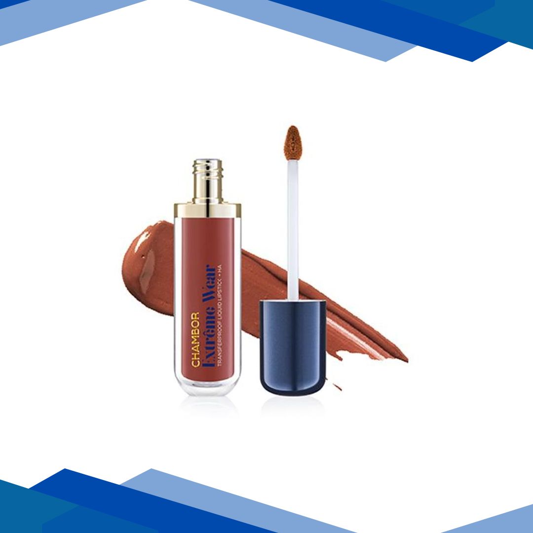 Chambor Liquid Lipstick, Hydrating Creamy Matte Dione, Extreme Wear Transferproof Liquid Lipstick + HA 6 ml
