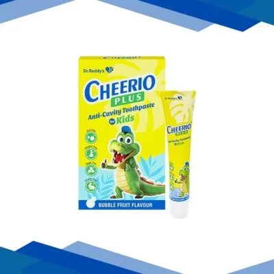 CHEERIO PLUS BUBBLE FRUIT FLAVOUR KIDS ANTI CAVITY Tooth Paste 75g