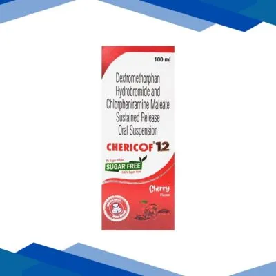 CHERICOF 12 SUGAR FREE CHERRY FLAVOUR Oral Suspension 100ml