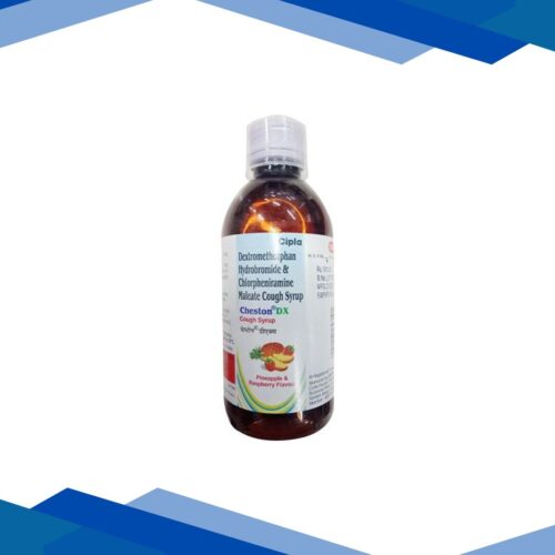 CHESTON DX Pineapple & Raspberry Flavour Cough Syrup 100ml