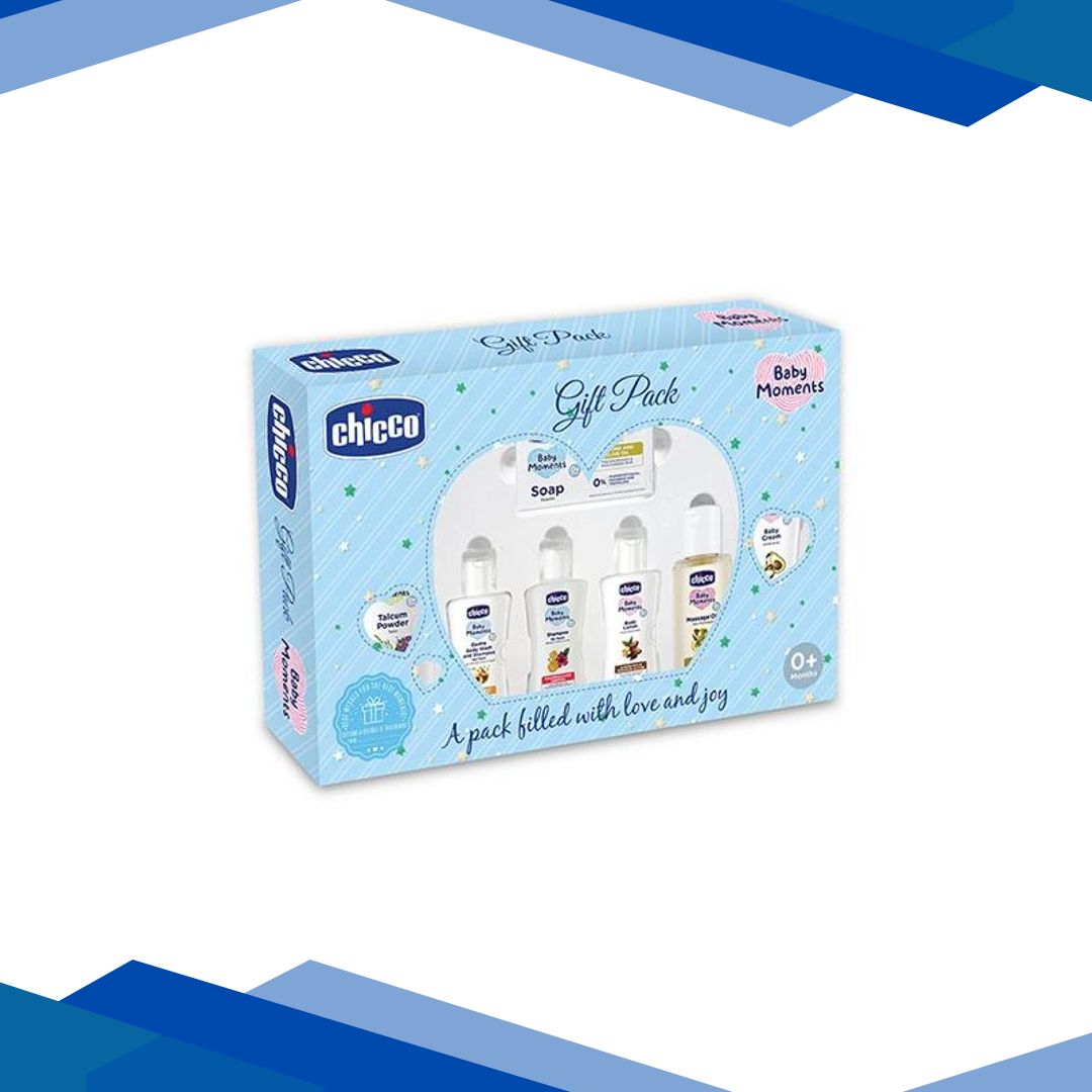 Chicco Baby Moments Baby Caring Set Blue 100 gm