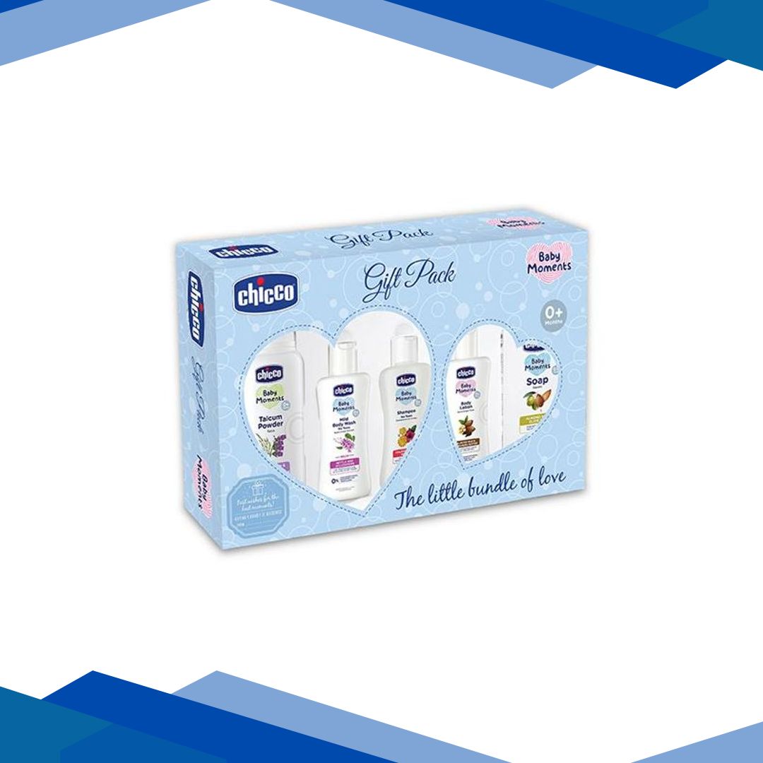 Chicco Baby Moments Baby Essential Set Blue 100 gm
