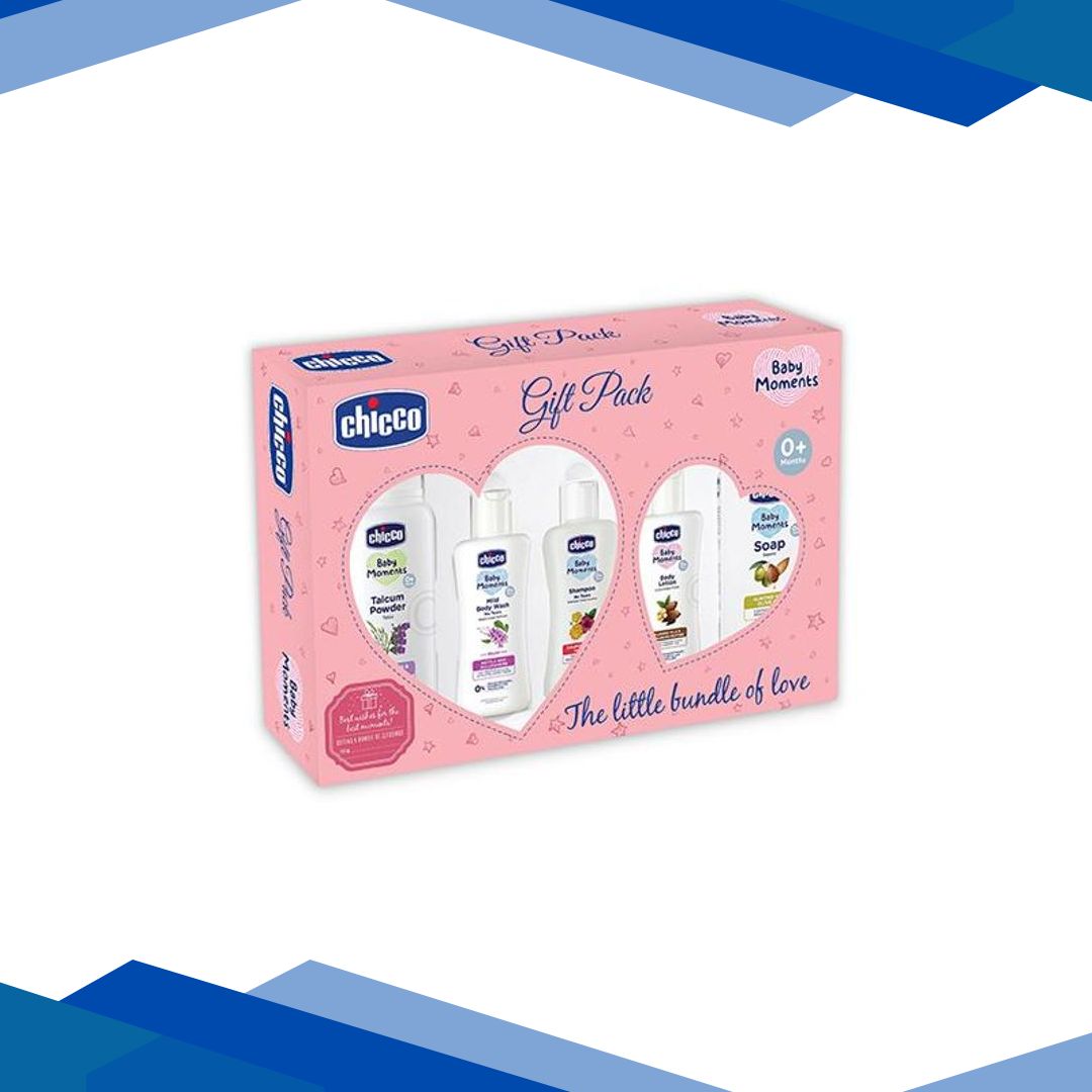 Chicco Baby Moments Baby Essential Set Pink 100 gm