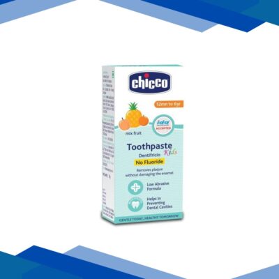 Chicco Kids Dentifrico No Fluride Toothpaste Mix Fruit Flavour 50 g