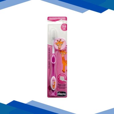 Chicco Toothbrush (3-6 Years) – Pink