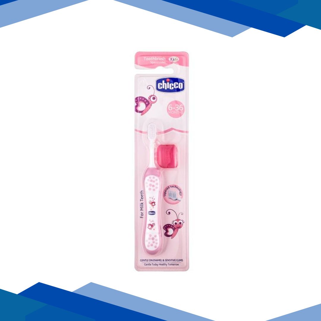 Chicco Toothbrush (6-36 Months) – Pink