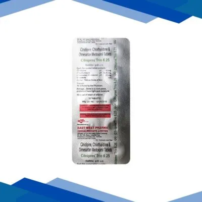Cilnipres Trio 6.25mg Tablet 10’S