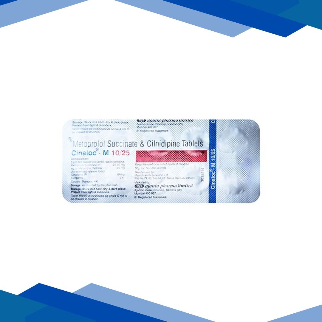 CINALOC M 10/25 Tablet 10’s