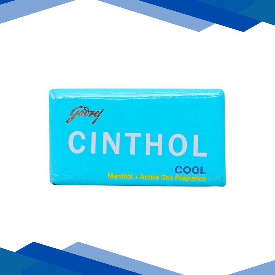 Cinthol Cool Soap – Menthol + Active Deo Fragrance Soap 40 g