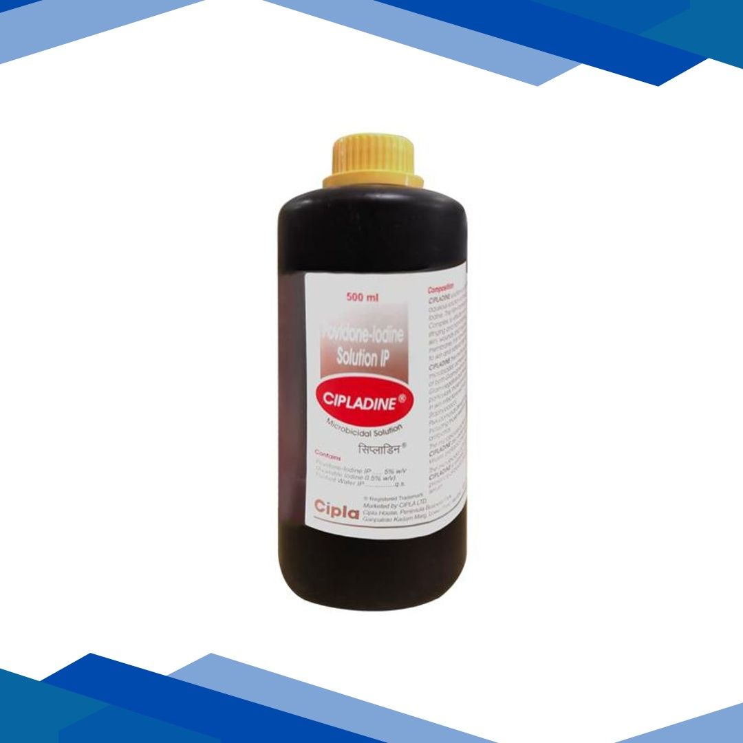 Cipladine 5% Solution 500ml