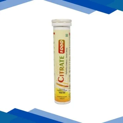 CITRATE 1000 SUGAR FREE DELICIOUS ORANGE FLAVOUR Effervescent Tablet 20’s