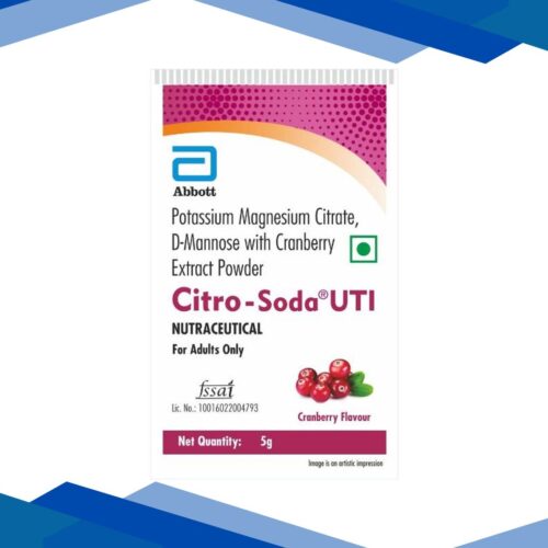 Citro Soda UTI Powder For Adults – Cranberry Flavour 5 g