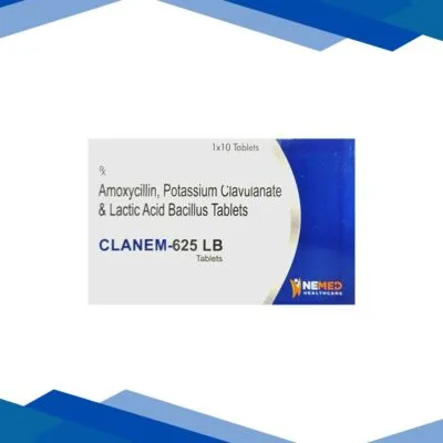 CLANEM 625 LB Tablet 10’s