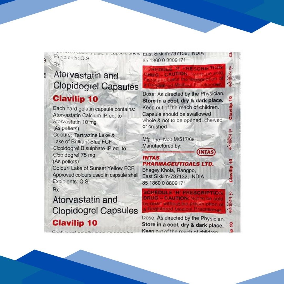 Clavilip 10mg Capsule 15’S