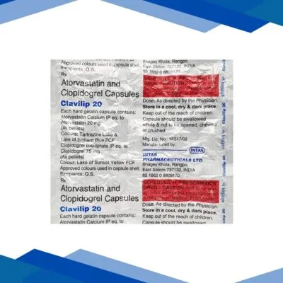 Clavilip 20mg Capsule 15’S