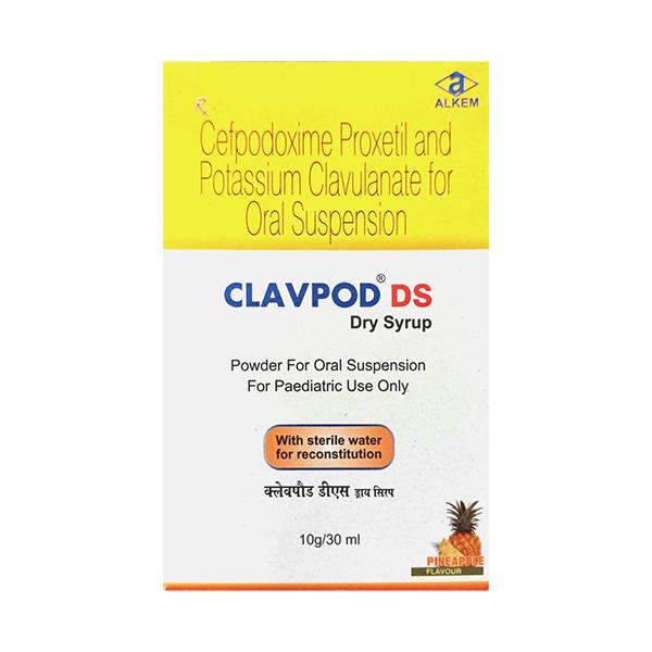 CLAVPOD DS PINEAPPLE FLAVOUR Dry Syrup 30ml