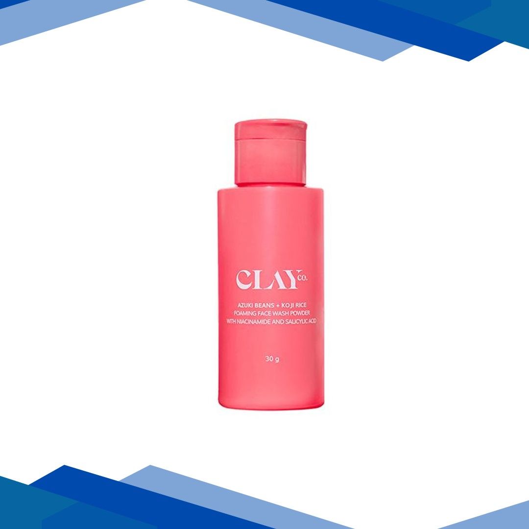 Clayco Face Wash Powder with Azuki Beans, Koji Rice, Salicylic Acid & Niacinamide – Brighter Skin 30 gm