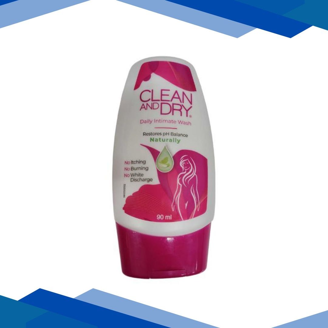 Clean And Dry Daily Intimate Wash Naturally 90 ml