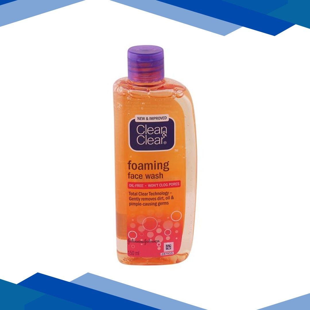 Clean & Clear Oil Free Foaming Face Wash 150 ml