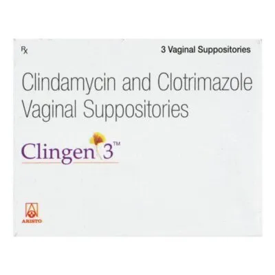 Clingen 3 Vaginal Suppository 3’S