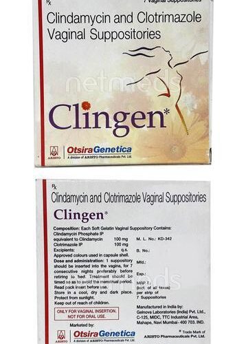 Clingen vaginal Suppository 7’S