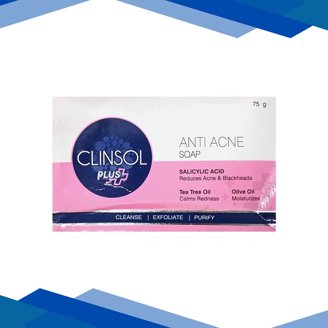 CLINSOL PLUS Anti Acne Soap 75g