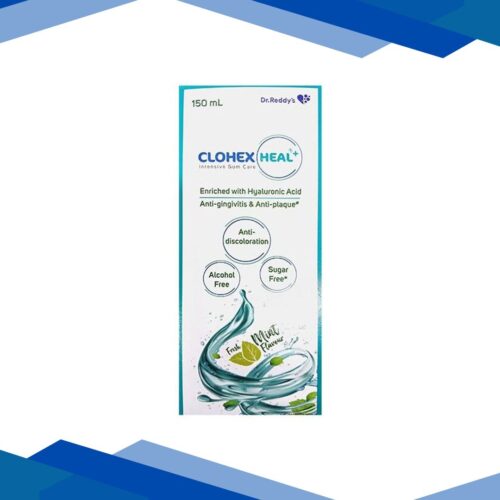 CLOHEX HEAL + SUGAR FREE FRESH MINT FLAVOUR INTENSIVE GUM CARE Liquid 150ml