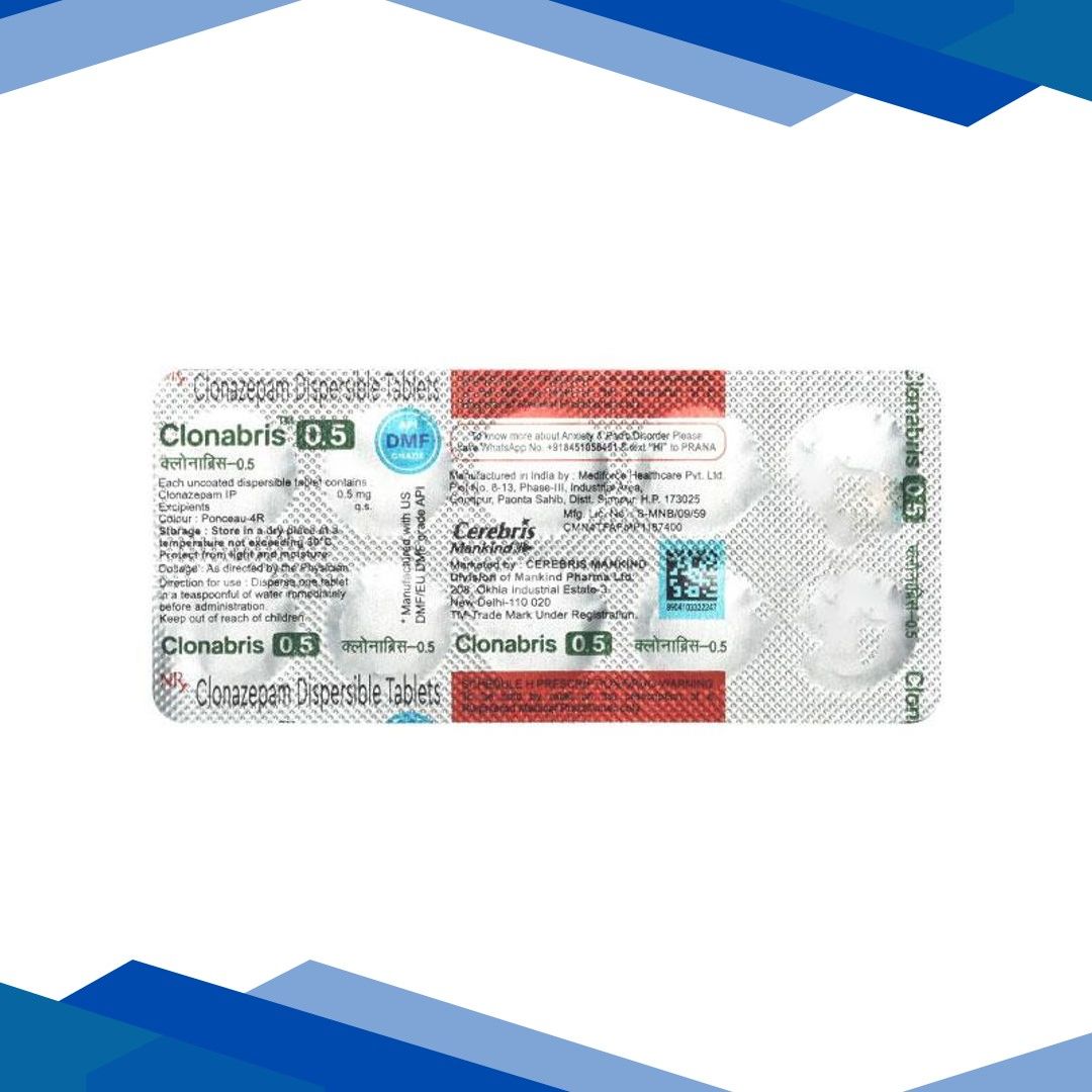 CLONABRIS 0.5 Tablet 10’s