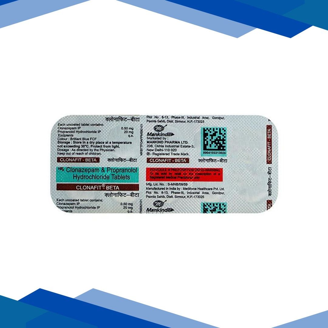 Clonafit Beta Tablet 10’S
