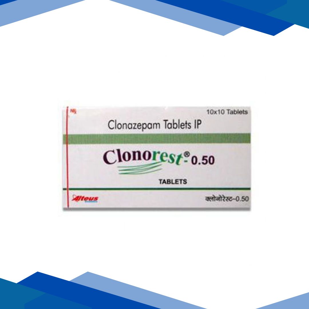 CLONOREST 0.5mg Tablet 10’s