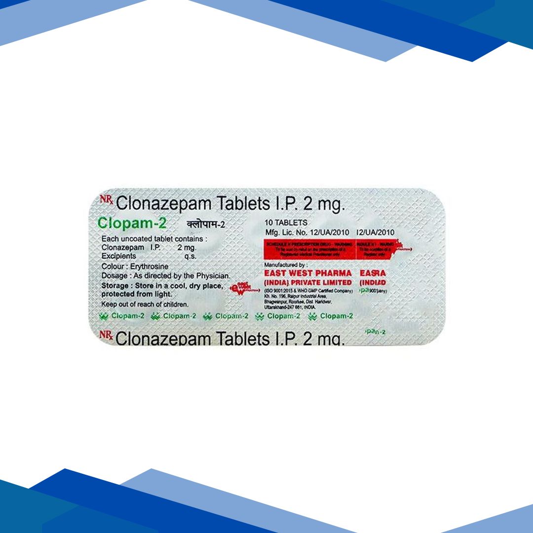Clopam 2mg Tablet 10’S