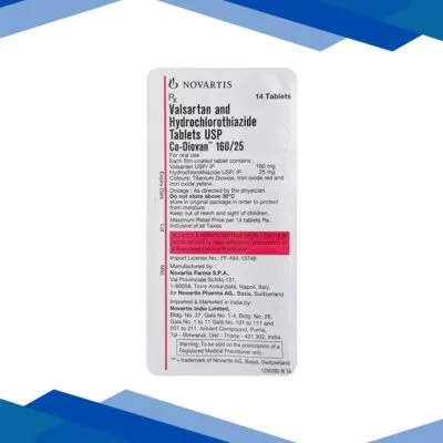 CO Diovan 160mg/25mg Tablet 14’S