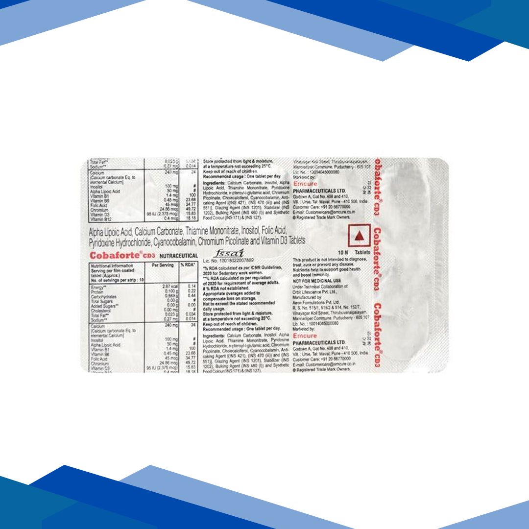Cobaforte Cd3 Tablet 10’S