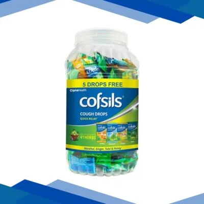 Cofsils Cough Drops – Assorted Flavours (Free 5 Drops) 210’s