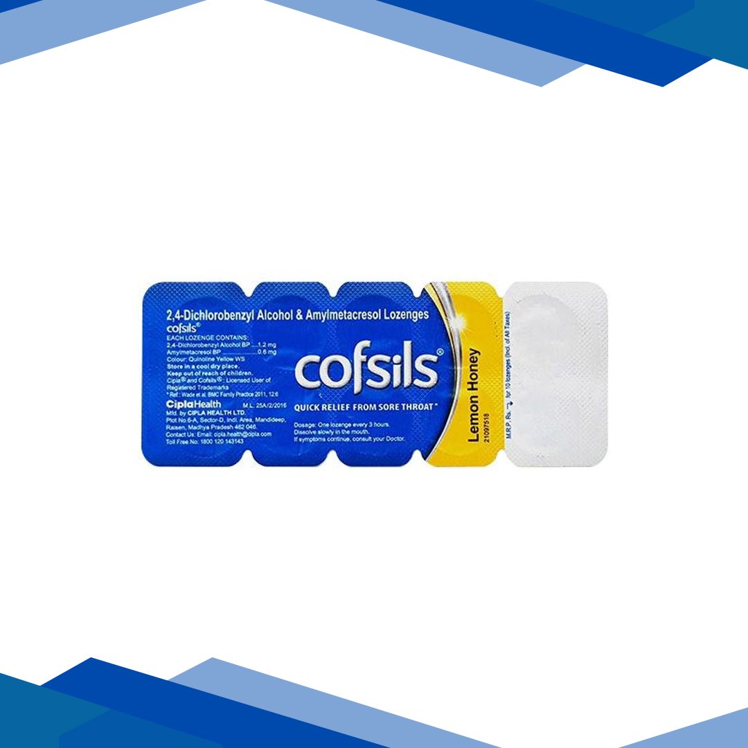 Cofsils Lozenges – Lemon Honey 10’s