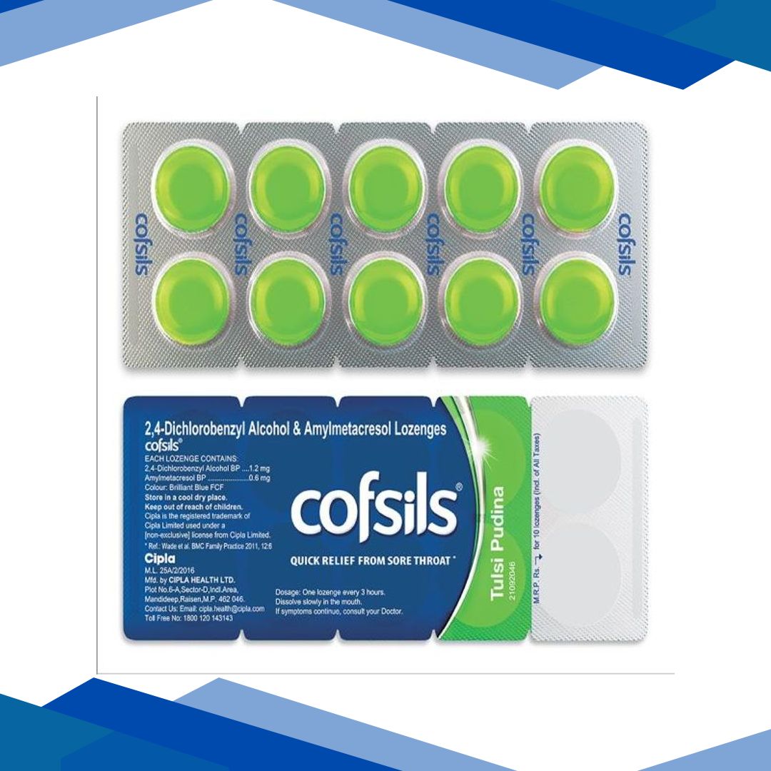 Cofsils Lozenges – Tulsi Pudina 10’s